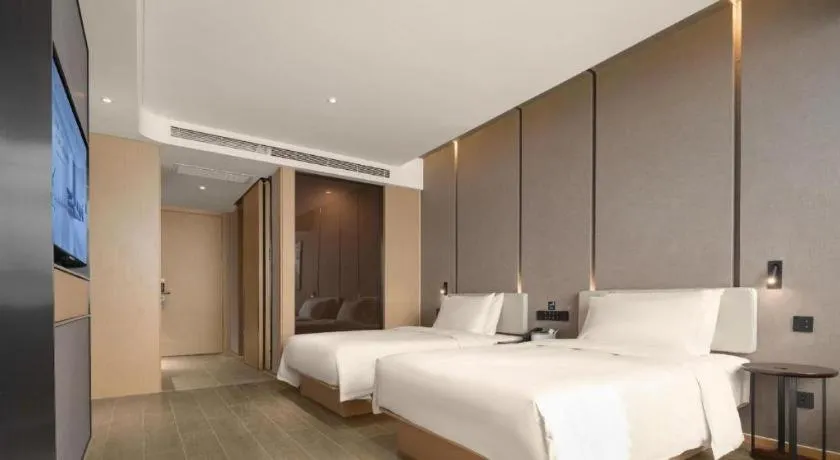 Bed in Atour Hotel Taiyuan Inner Ring