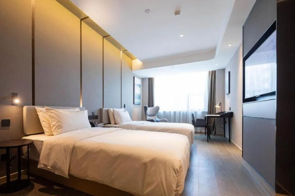 Bed in Atour Hotel Taiyuan Inner Ring