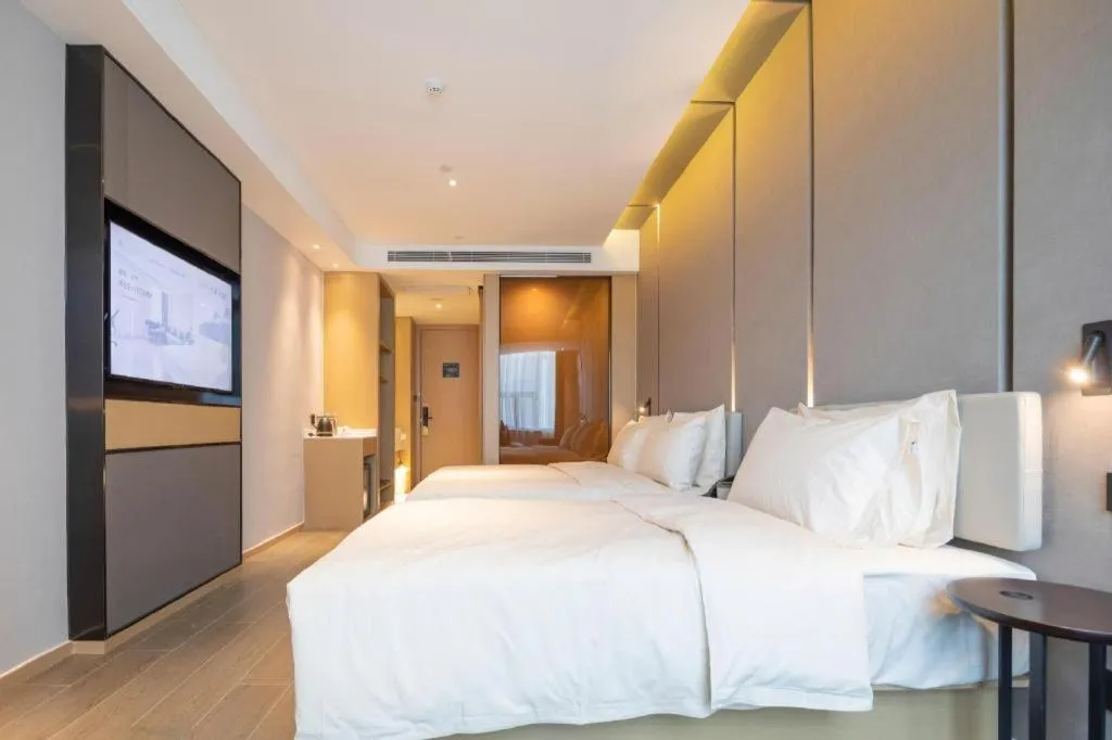 Bed in Atour Hotel Taiyuan Inner Ring