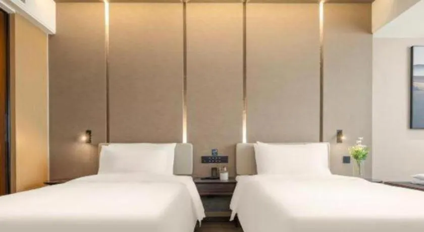 Bed in Atour Hotel Taiyuan Inner Ring