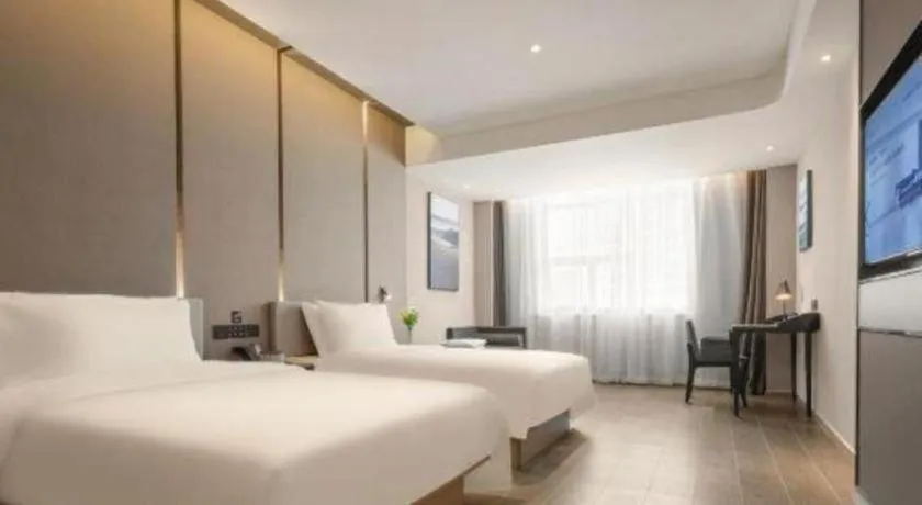 Bed in Atour Hotel Taiyuan Inner Ring