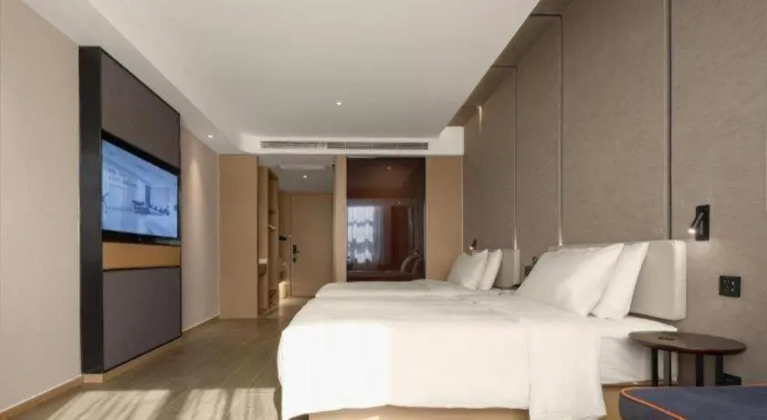 Bed in Atour Hotel Taiyuan Inner Ring