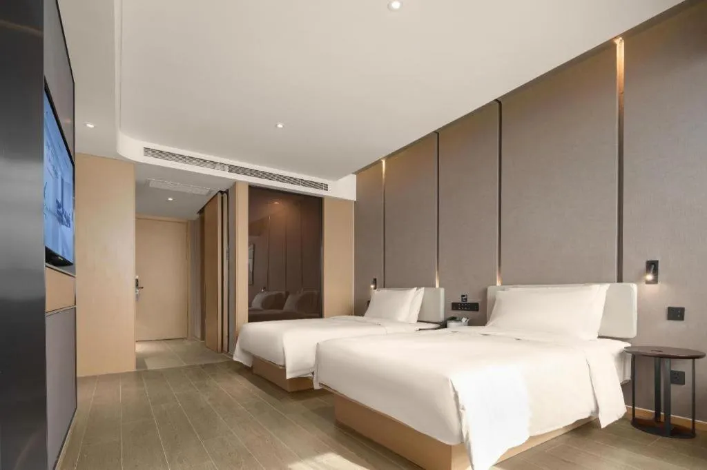 Bed in Atour Hotel Taiyuan Inner Ring