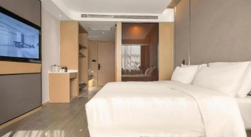 Bed in Atour Hotel Taiyuan Inner Ring