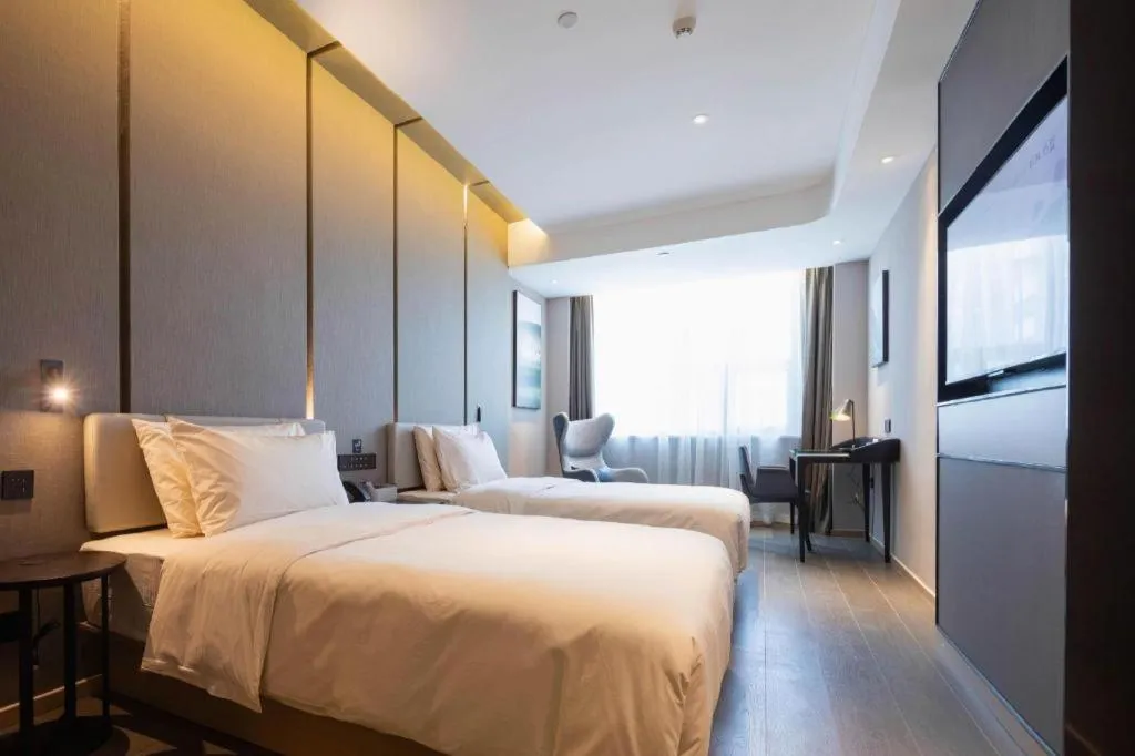 Bed in Atour Hotel Taiyuan Inner Ring