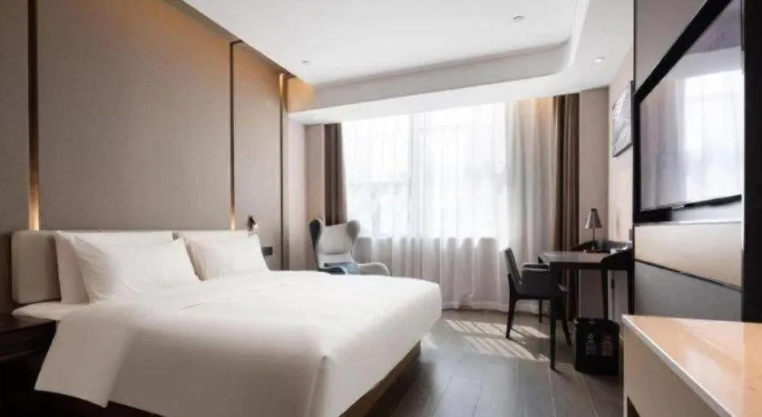 Bed in Atour Hotel Taiyuan Inner Ring