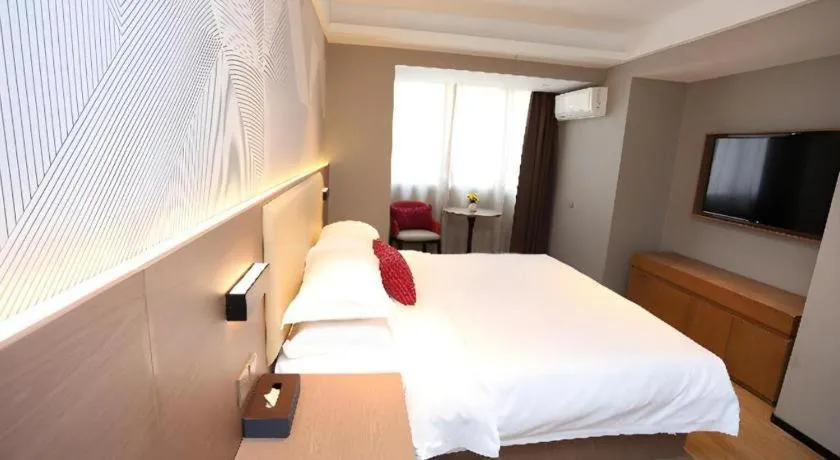Bed in Borrman Hotel Wuhan Yellow Crane Tower Fuxing Road Metro Station