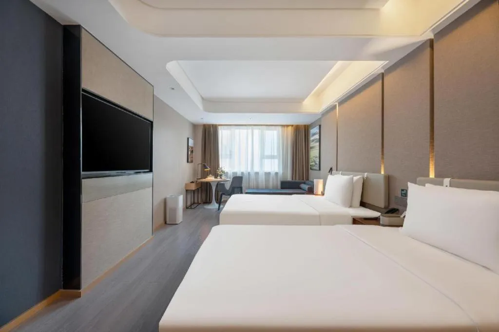 Bed in Atour Hotel Urumqi Municipal Government Nanhu People's Square