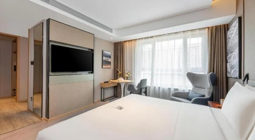 Bed in Atour Hotel Urumqi Municipal Government Nanhu People's Square