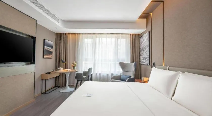Bed in Atour Hotel Urumqi Municipal Government Nanhu People's Square