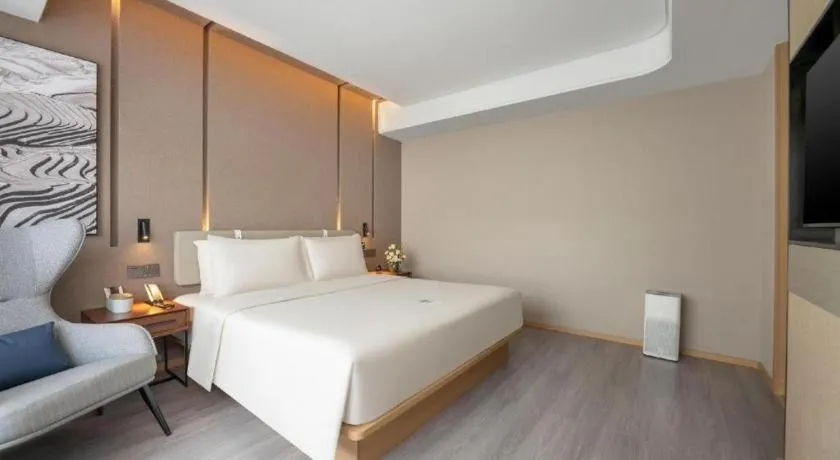 Bed in Atour Hotel Urumqi Municipal Government Nanhu People's Square