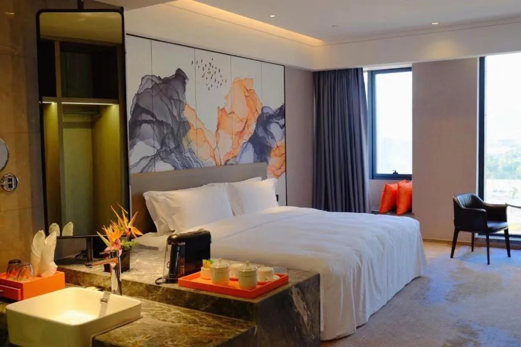 Bed in Yinhu Junyi Hotel（Wildlife Park）