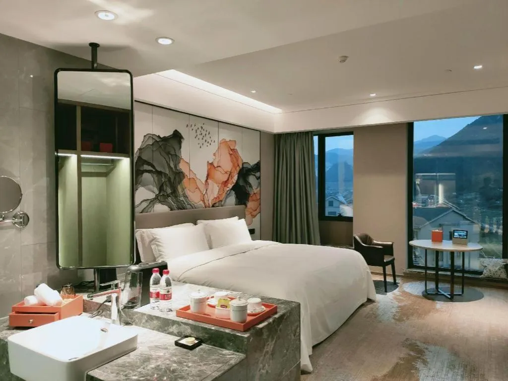 Bed in Yinhu Junyi Hotel（Wildlife Park）