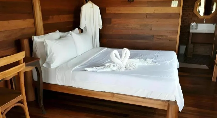 Bed in Gin's Greenery Resort