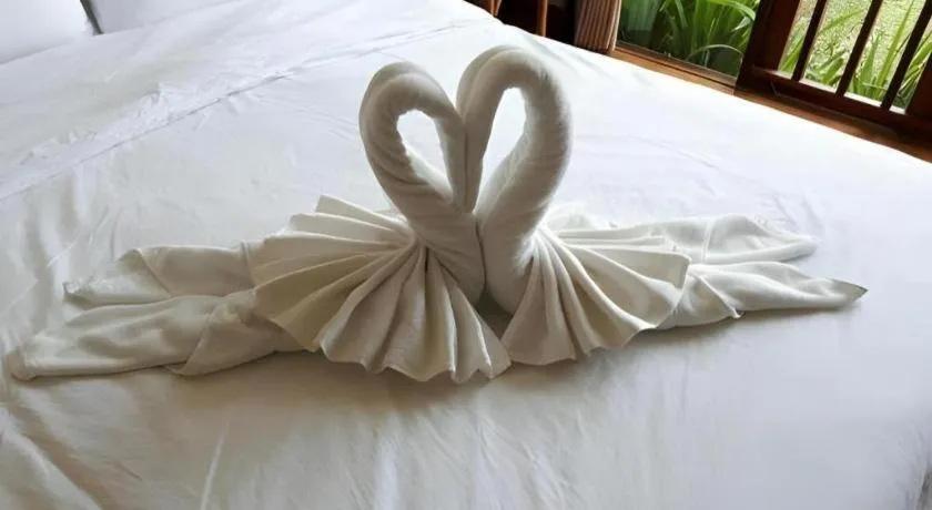 Bed in Gin's Greenery Resort