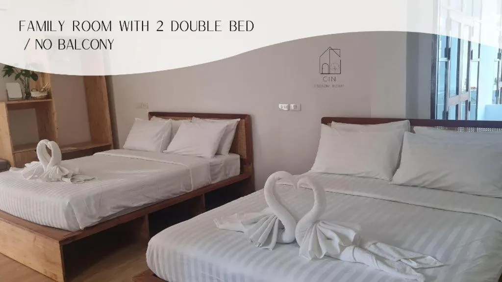 Bed in Gin's Greenery Resort