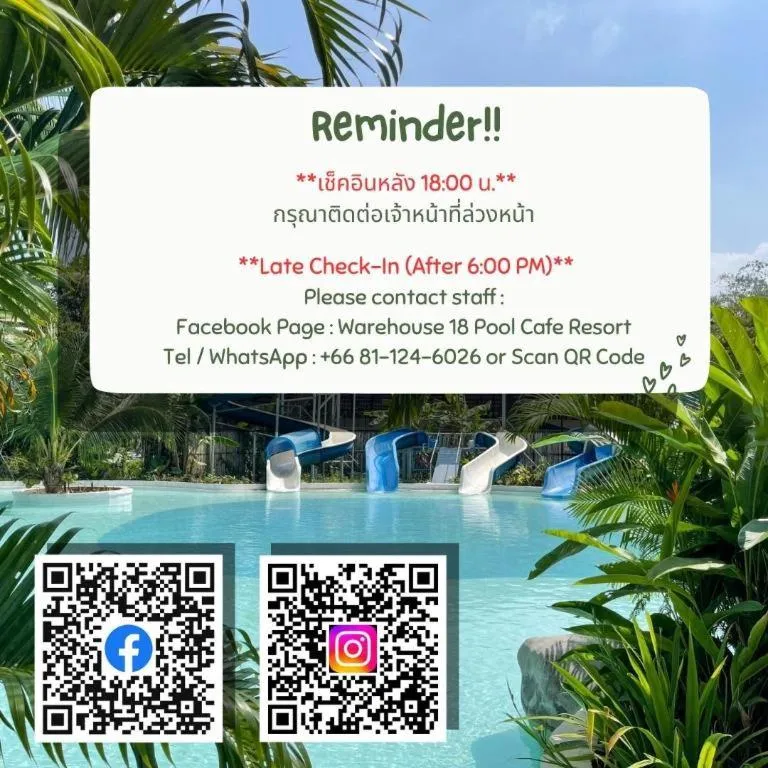 Warehouse18 Pool Cafe Resort