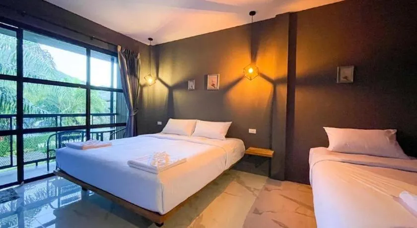 Bed in Warehouse18 Pool Cafe Resort