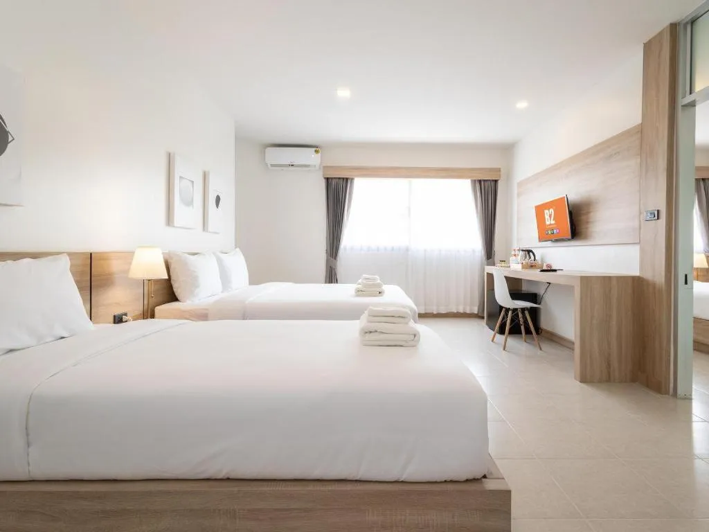 Bed in B2 Phitsanulok Boutique & Budget Hotel