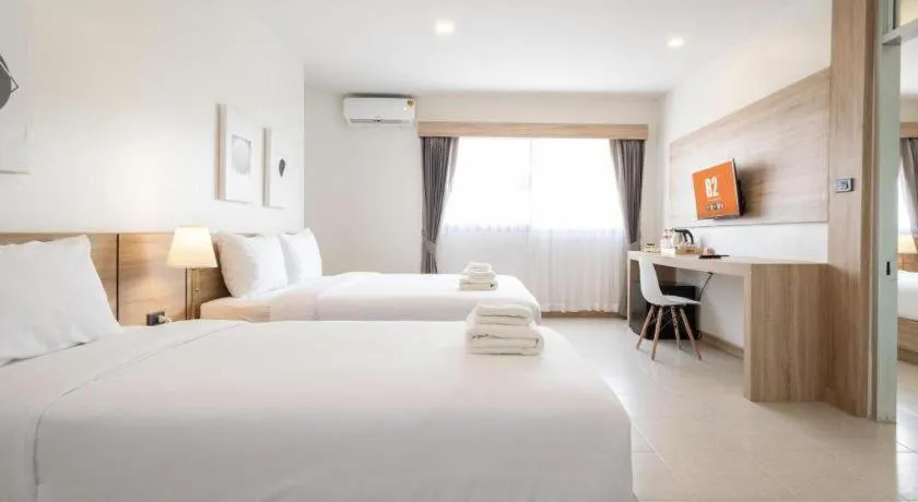 Bed in B2 Phitsanulok Boutique & Budget Hotel