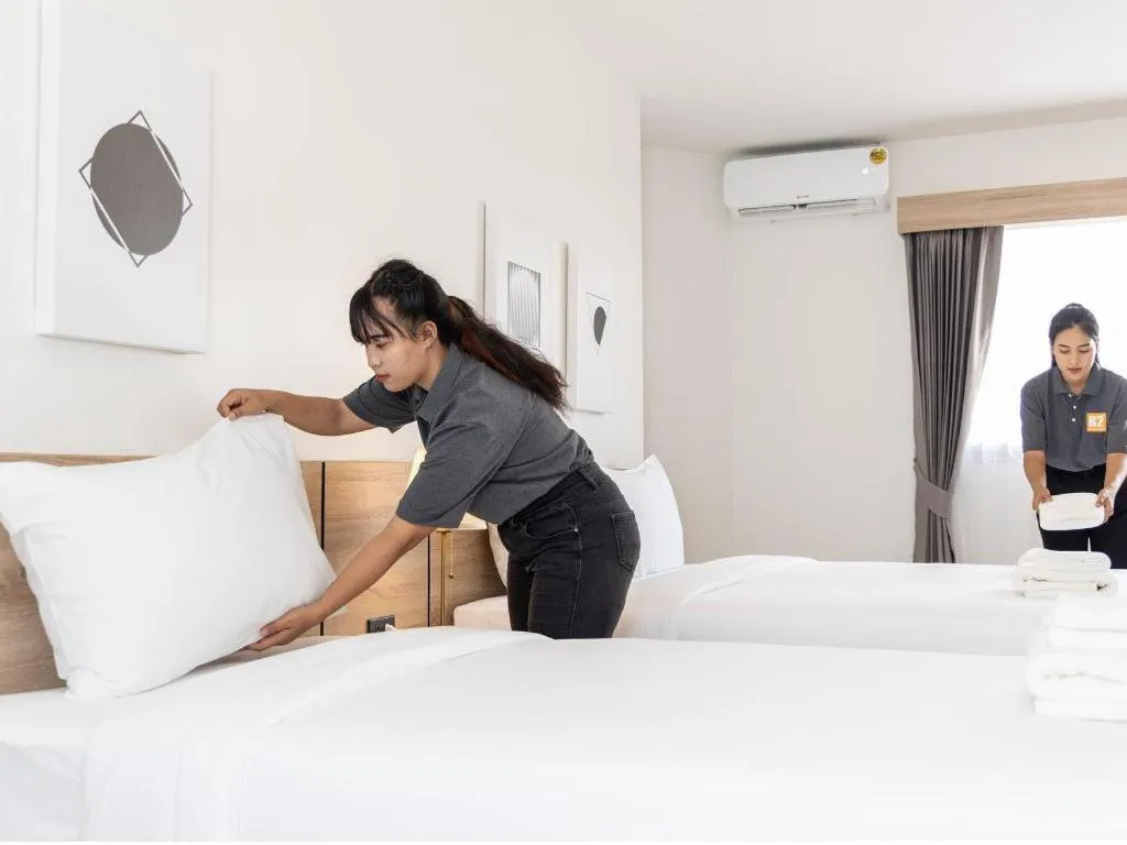 Bed in B2 Phitsanulok Boutique & Budget Hotel