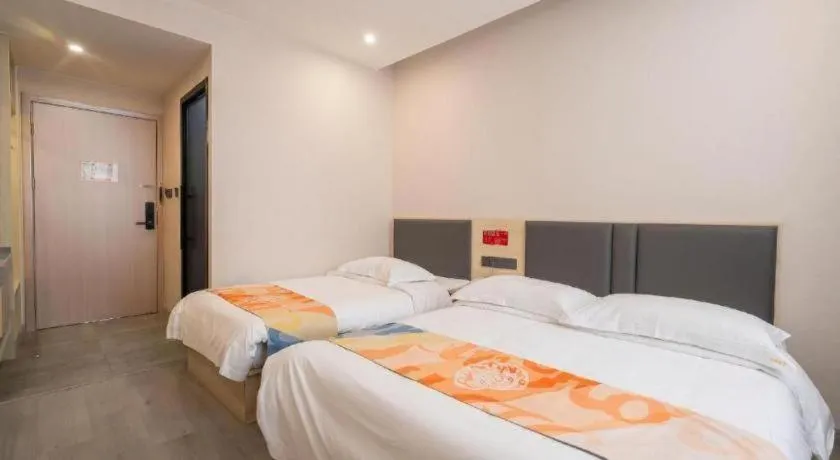 Bed in Shell Hotel Wuxi Huishan District Chang'an Town