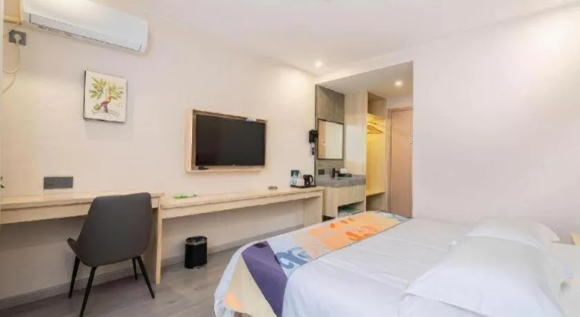 Bed in Shell Hotel Wuxi Huishan District Chang'an Town