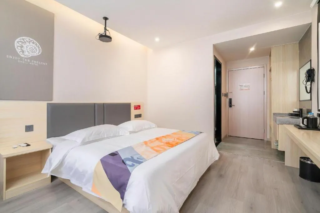 Bed in Shell Hotel Wuxi Huishan District Chang'an Town