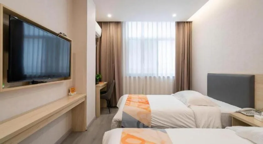 Bed in Shell Hotel Wuxi Huishan District Chang'an Town