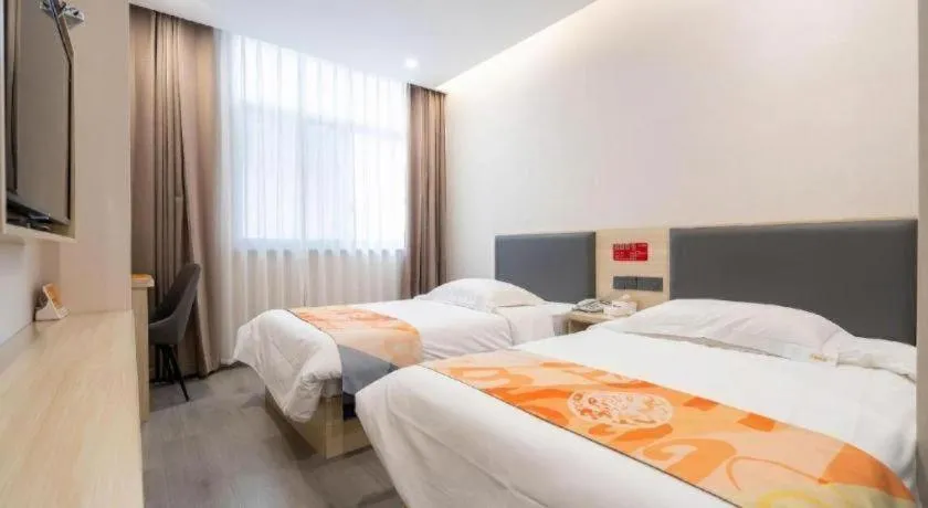 Bed in Shell Hotel Wuxi Huishan District Chang'an Town