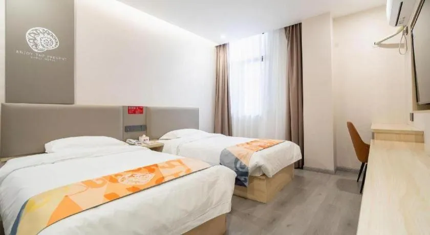 Bed in Shell Hotel Wuxi Huishan District Chang'an Town