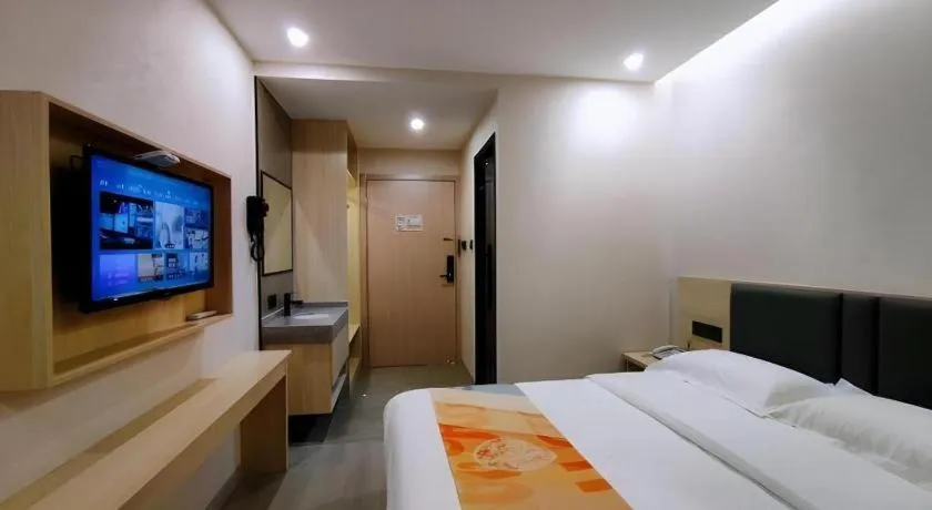 Bed in Shell Hotel Wuxi Huishan District Chang'an Town