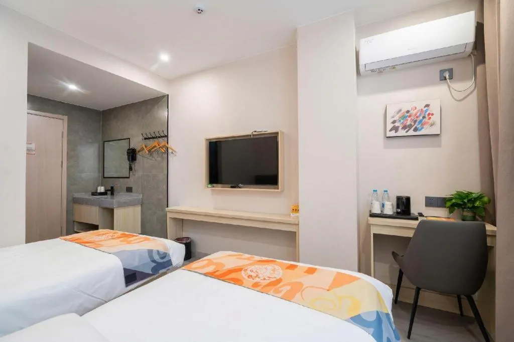 Bed in Shell Hotel Wuxi Huishan District Chang'an Town