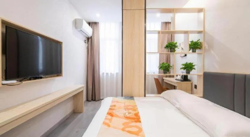 Bed in Shell Hotel Wuxi Huishan District Chang'an Town