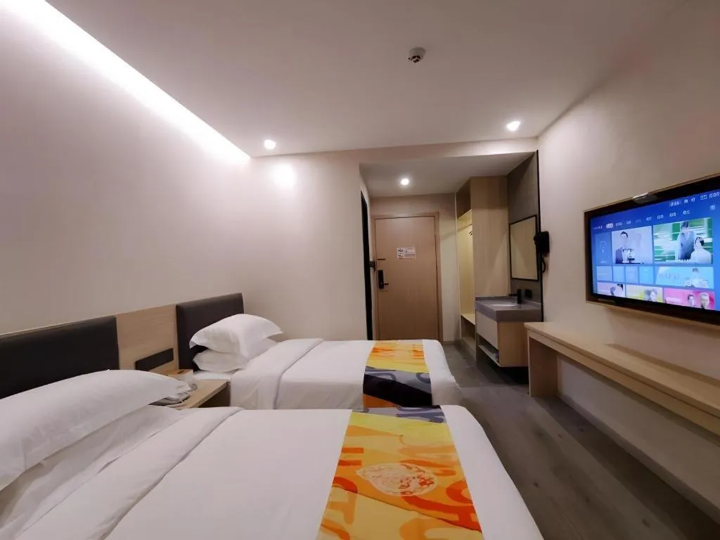 Bed in Shell Hotel Wuxi Huishan District Chang'an Town
