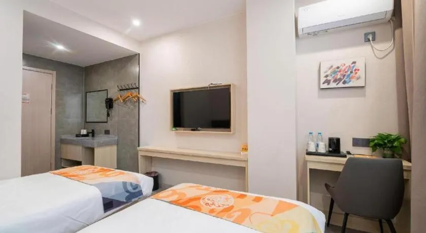 Bed in Shell Hotel Wuxi Huishan District Chang'an Town