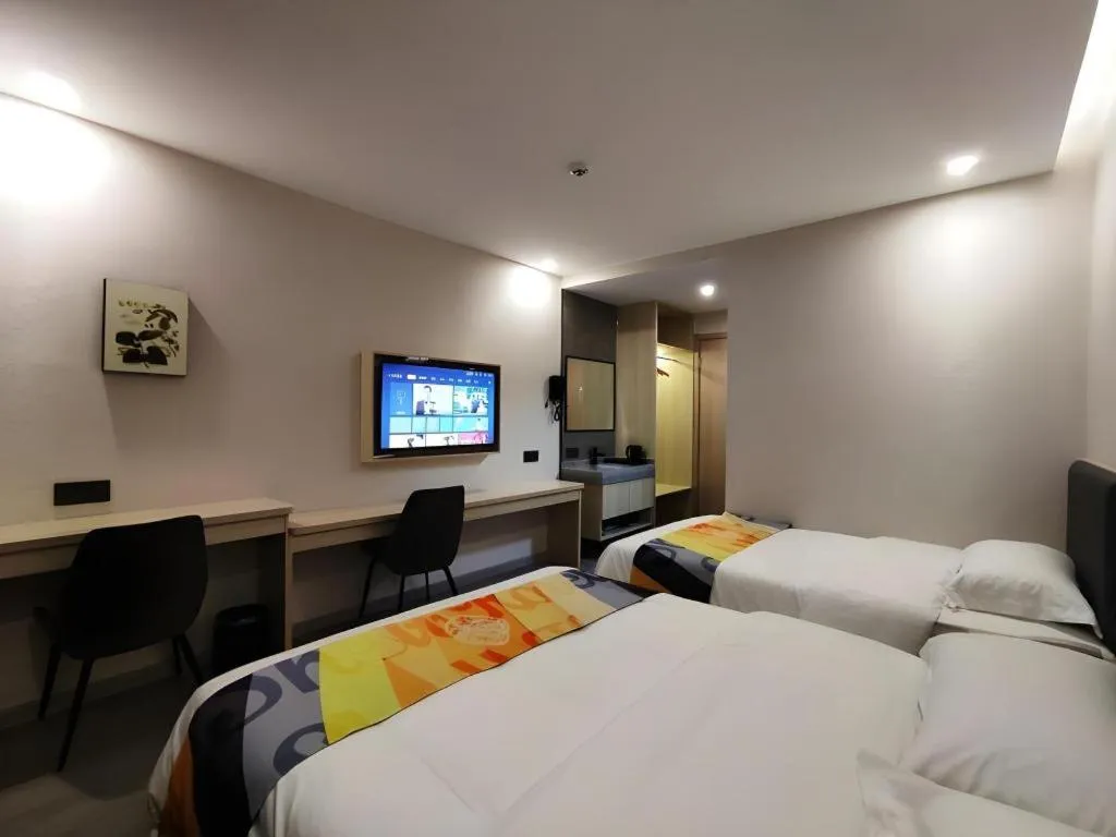 Bed in Shell Hotel Wuxi Huishan District Chang'an Town
