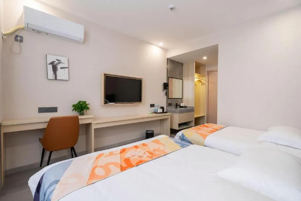 Bed in Shell Hotel Wuxi Huishan District Chang'an Town