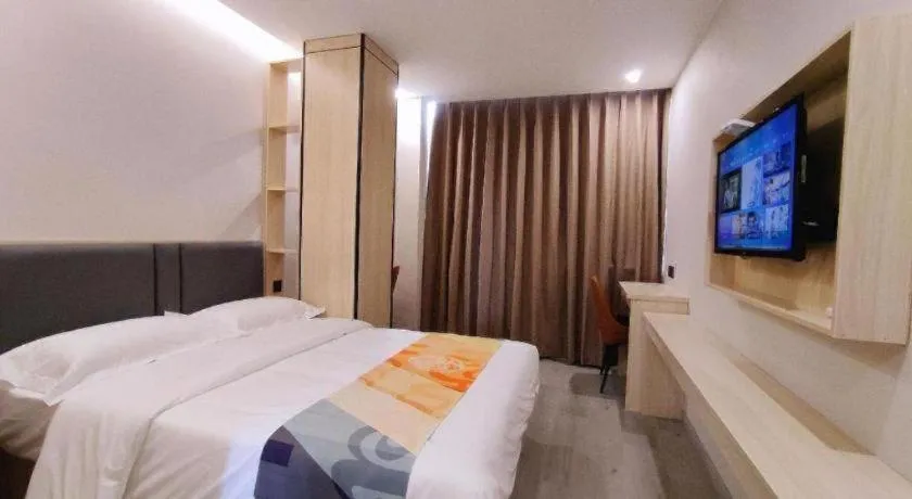 Bed in Shell Hotel Wuxi Huishan District Chang'an Town