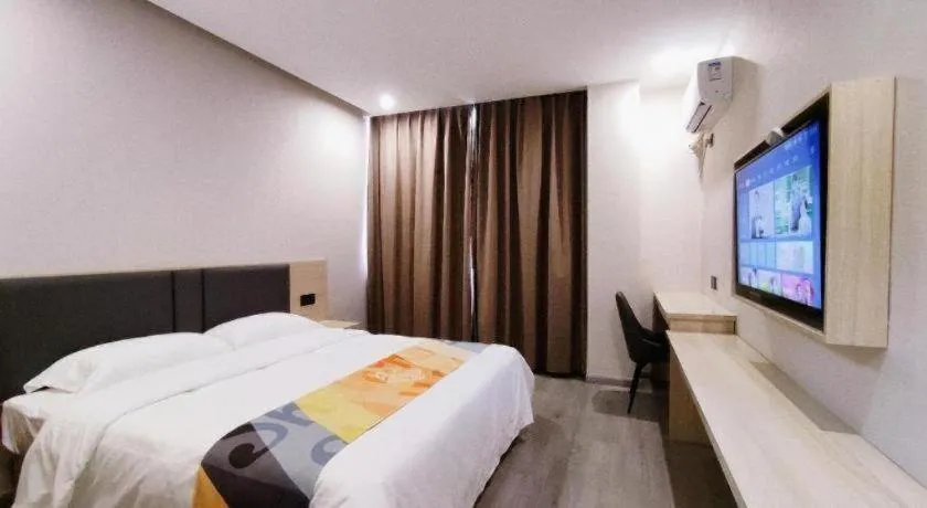 Bed in Shell Hotel Wuxi Huishan District Chang'an Town