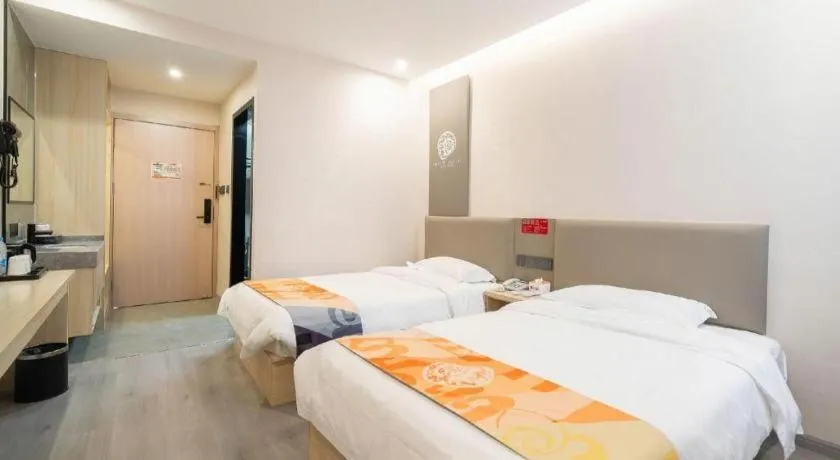 Bed in Shell Hotel Wuxi Huishan District Chang'an Town