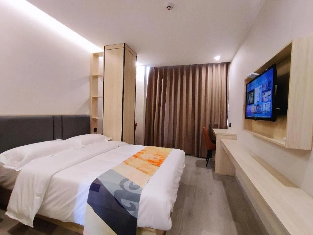 Bed in Shell Hotel Wuxi Huishan District Chang'an Town