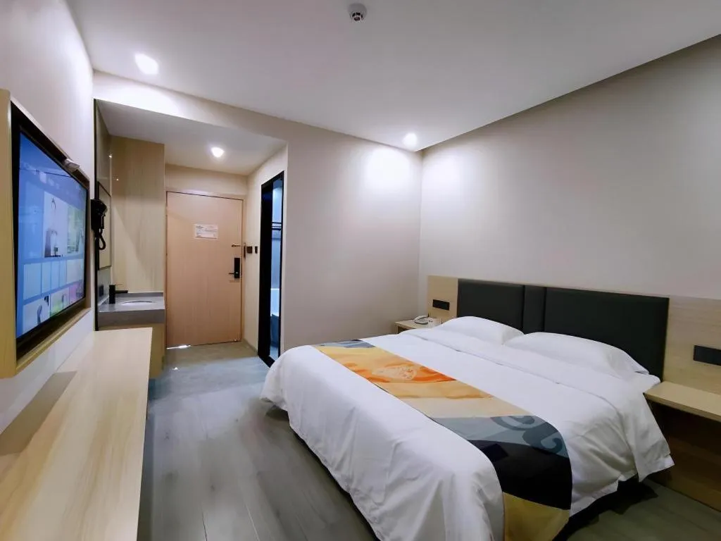 Bed in Shell Hotel Wuxi Huishan District Chang'an Town