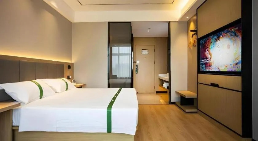 Bed in GreenTree Inn Express Bengbu Mohekou Town