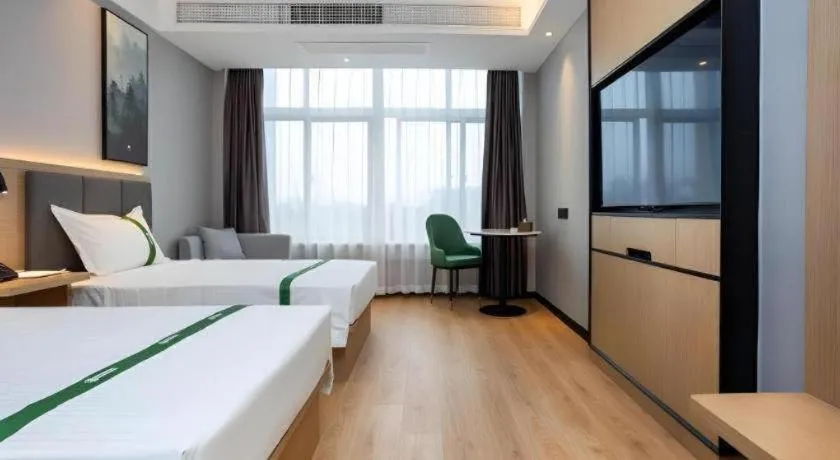 Bed in GreenTree Inn Express Bengbu Mohekou Town