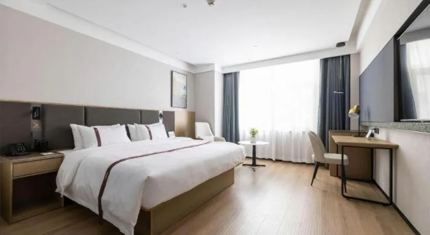 Bed in GYA Hotel Taiyuan Jinyang Street Grand Shanxi Hospital