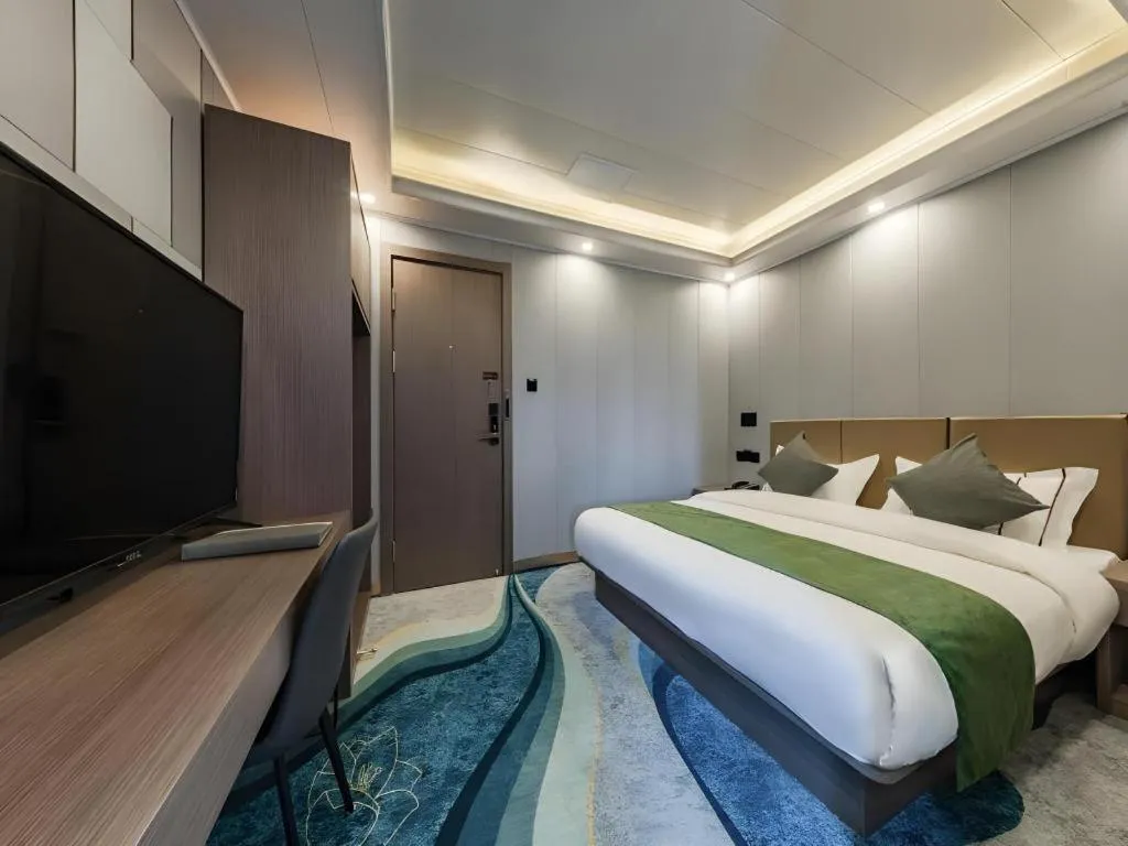 Bed in GELI Kunming North Railway Station Zoo