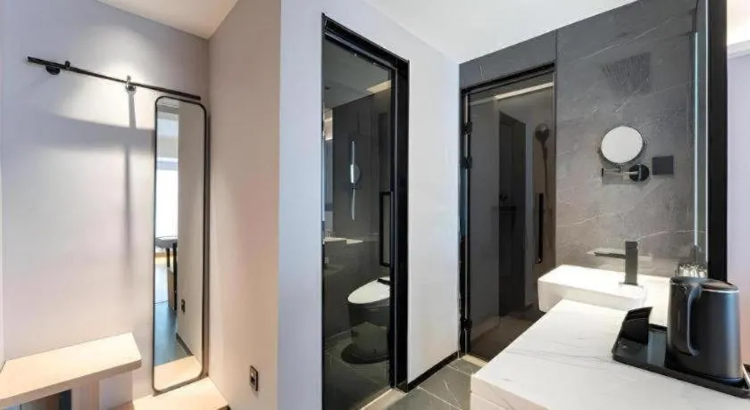 Bed in GreenTree Inn Jinan West Station Exhibition Center