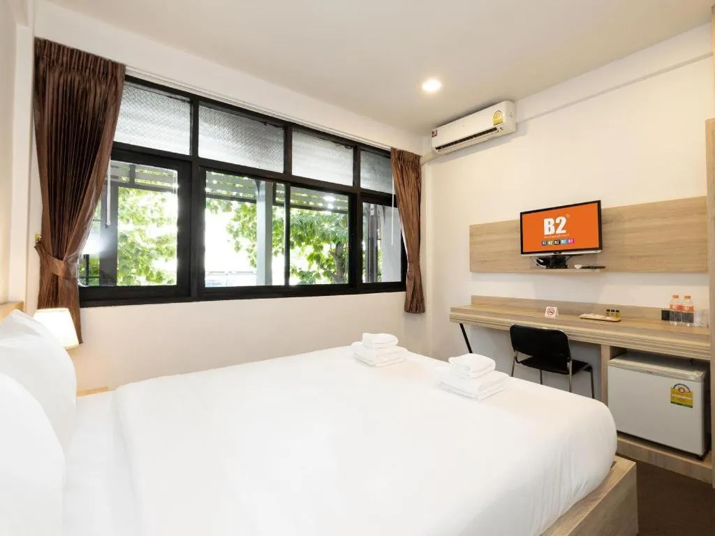 Bed in B2 Phayao Boutique & Budget Hotel