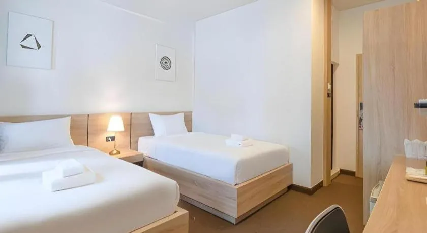 Bed in B2 Phayao Boutique & Budget Hotel